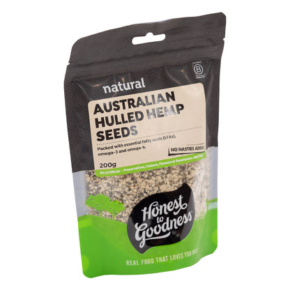 Honest To Goodness Australian Hulled Hemp Seeds 200g