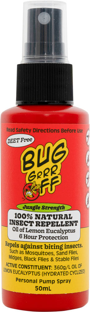 BUG-GRRR OFF 100% Natural Insect Repellent - Jungle Strength