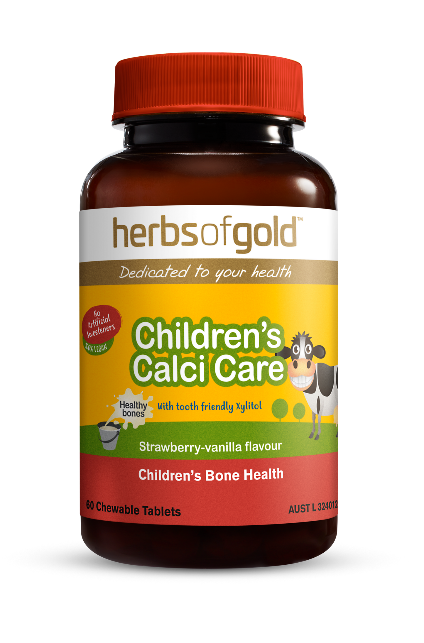 Herbs Of Gold Childrens Calci Care 60 Chewable Tablets