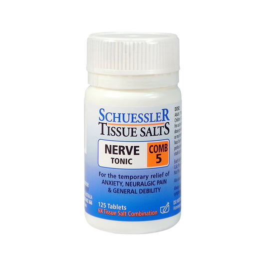Schuessler Tissue Salts Comb 5 (Nerve Tonic) 125t