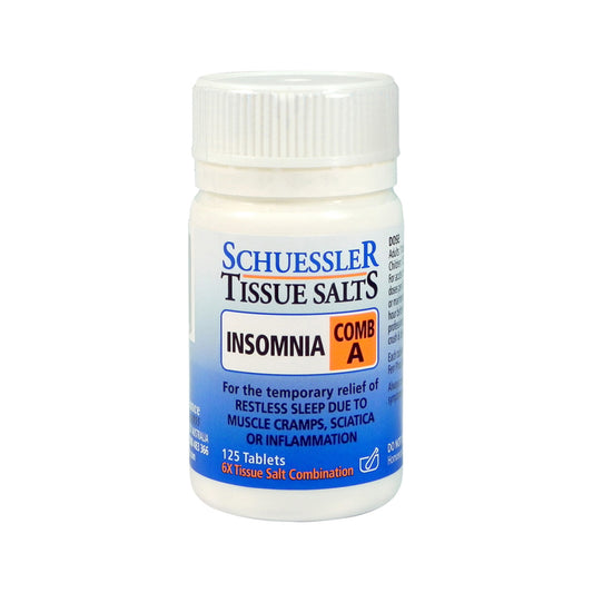 Schuessler Tissue Salts Comb A (Insomnia) 125t