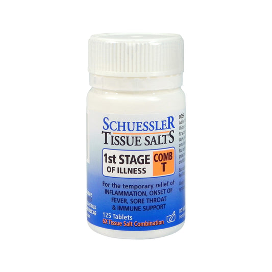 Schuessler Tissue Salts Comb T (1st Stage of Illness) 125t