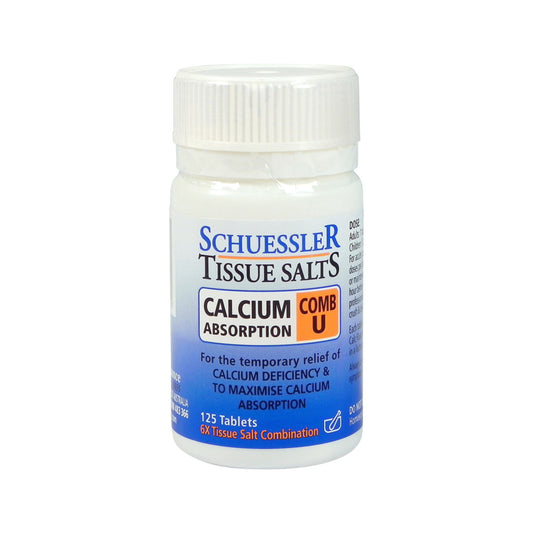 Schuessler Tissue Salts Calcium Absorption 125cap