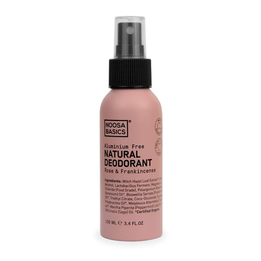 Natural Deodorant Spray - Rose & Frankincense 100ml