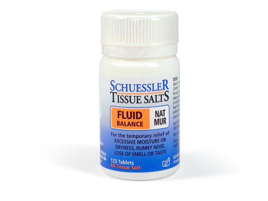 Schuessler Tissue Salts Fluid Balance 125 Cap