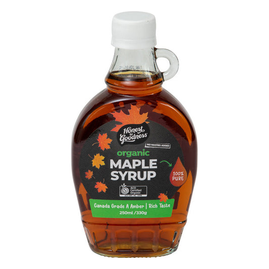 Honest To Goodness Organic Maple Syrup 250ml