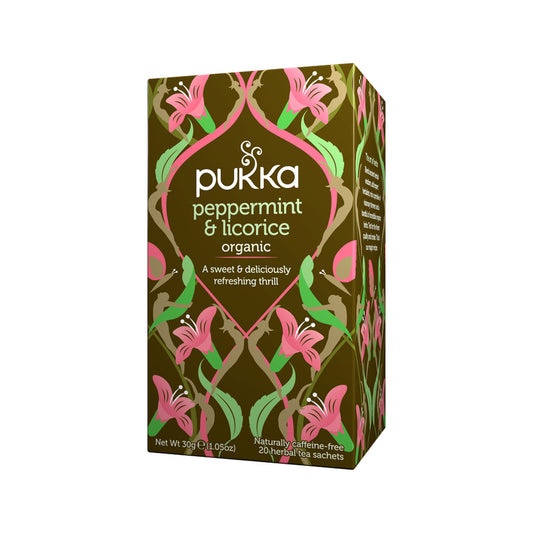 Pukka Peppermint And Licorice 20 Tea Bags
