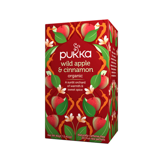 Pukka Wild Apple And Cinnamon 20 Tea Bags