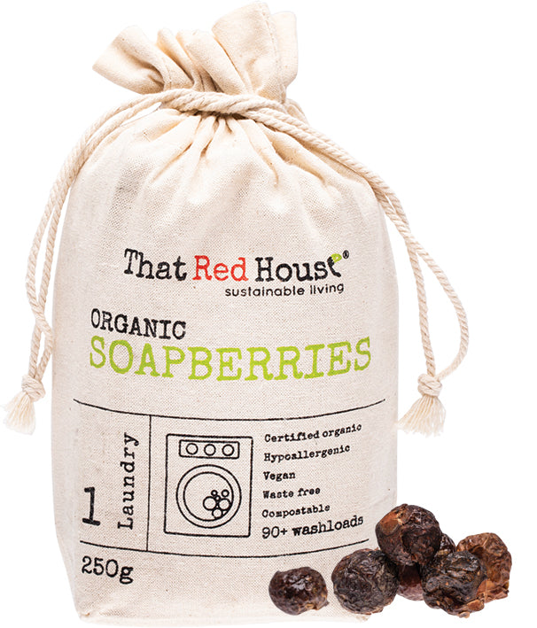 THAT RED HOUSE Organic Soapberries 90+ Washloads 250g