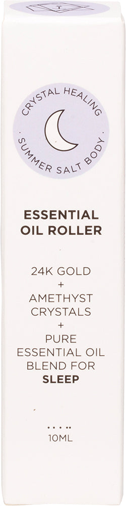 SUMMER SALT BODY Essential Oil Roller 24K Gold Sleep Amethyst 10ml