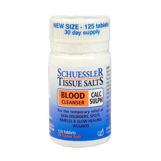 Schuessler Tissue Salts Blood Cleanser (Calc Sulph) 125cap