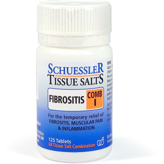 Schuessler Tissue Salts Comb I (Fibrostis) 125t