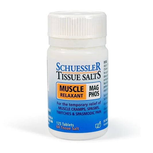 Schuessler Tissue Salts Muscle Relaxant 125cap