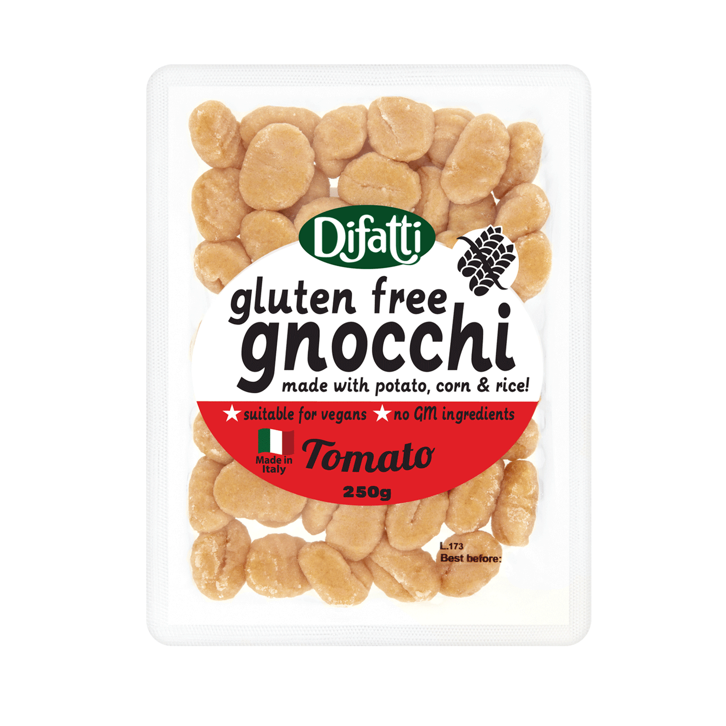 Gluten Free Gnocchi Tomato 250g