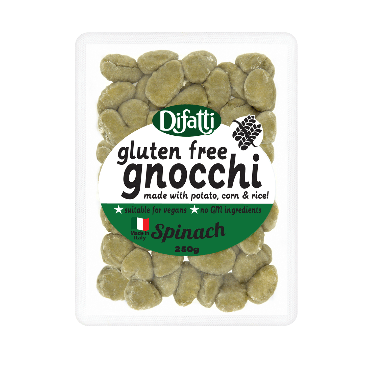 Gluten Free Gnocchi Spinach 250g