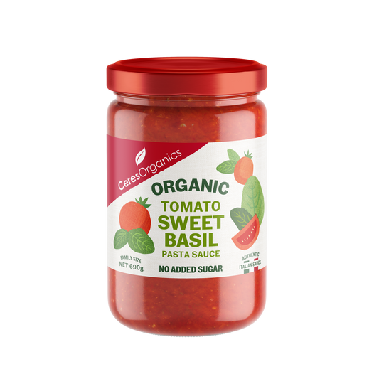 Pasta Sauce Tomato Sweet Basil 690g