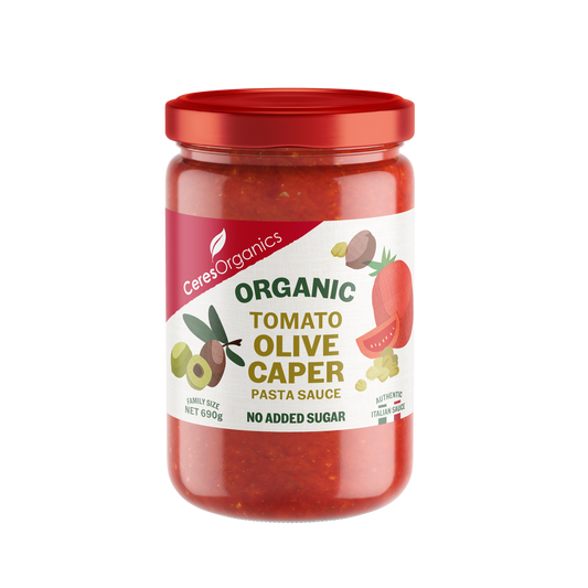 Pasta Sauce Tomato Olive Caper 690g