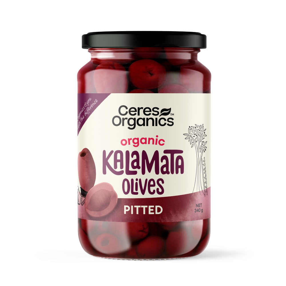 Kalamata Olives, Pitted 340g