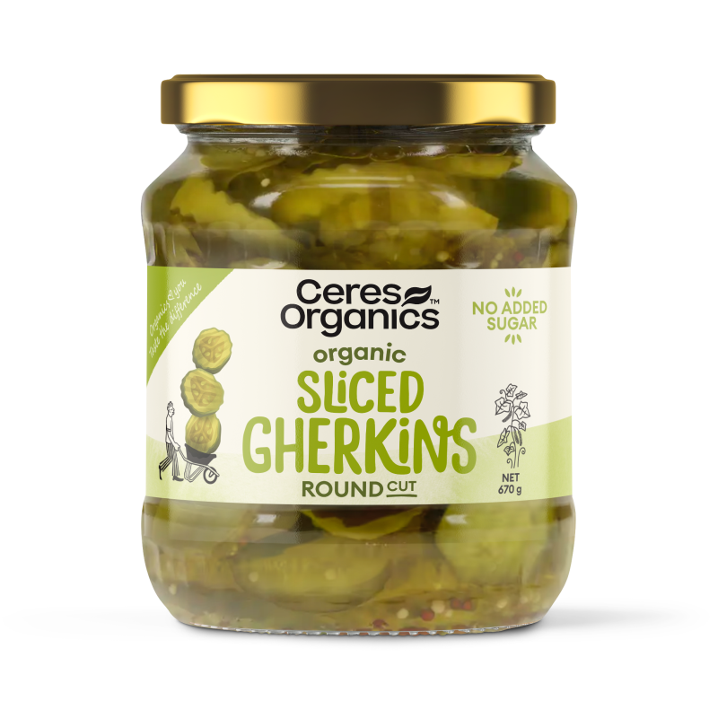 Sliced Gherkins, round-cut 670g