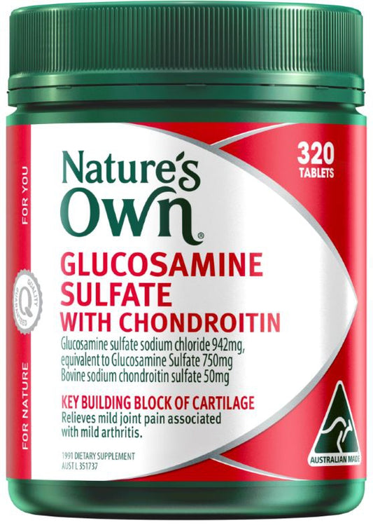 NATURES OWN TAB GLUCOSAMINE SULFATE WITH CHONDROITIN