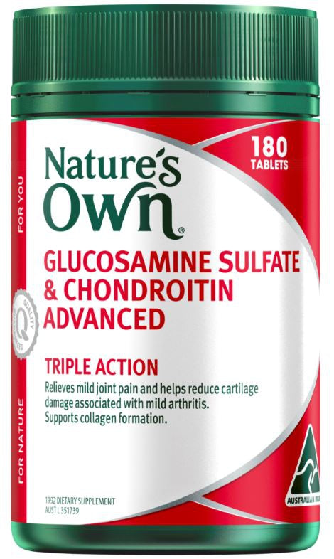 NATURES OWN TAB GLUCOSAMINE SULFATE & CHONDROITIN ADVANCED
