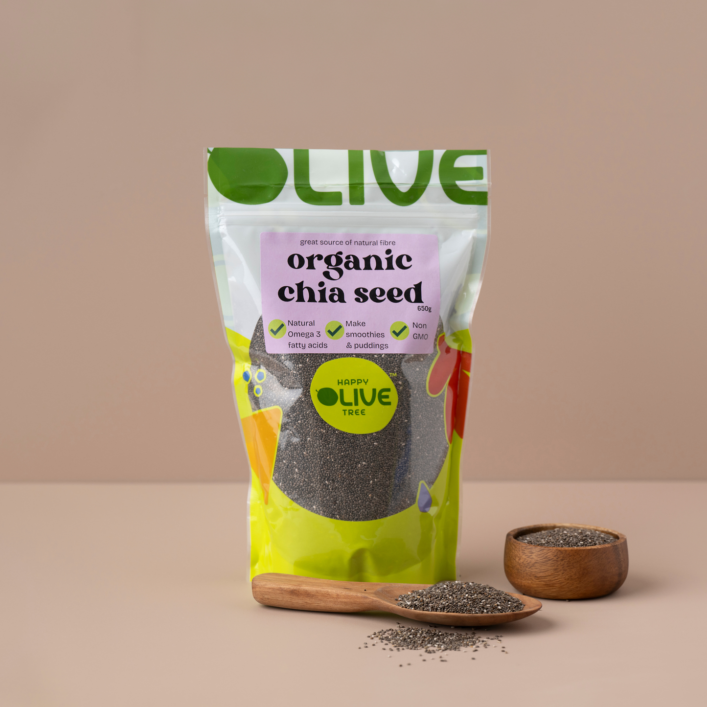 Organic Chia Seeds 650g