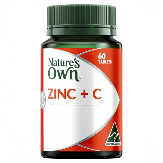 NATURES OWN ZINC VIT C ORANGE PACK 60