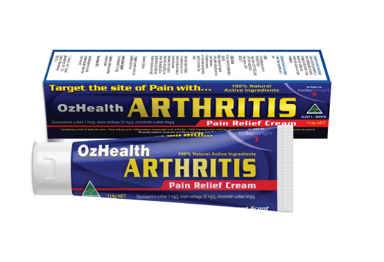 OZHEALTH ARTHRITIS CREAM 114G NATURAL ARTHRITIS PAIN RELIEF