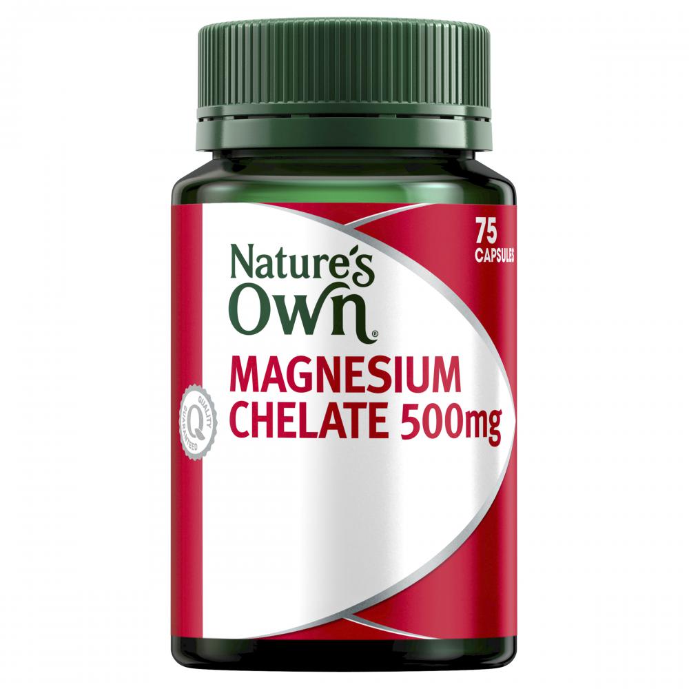 NATURES OWN MAGNESIUM CHELATE 500MG BOTTLE