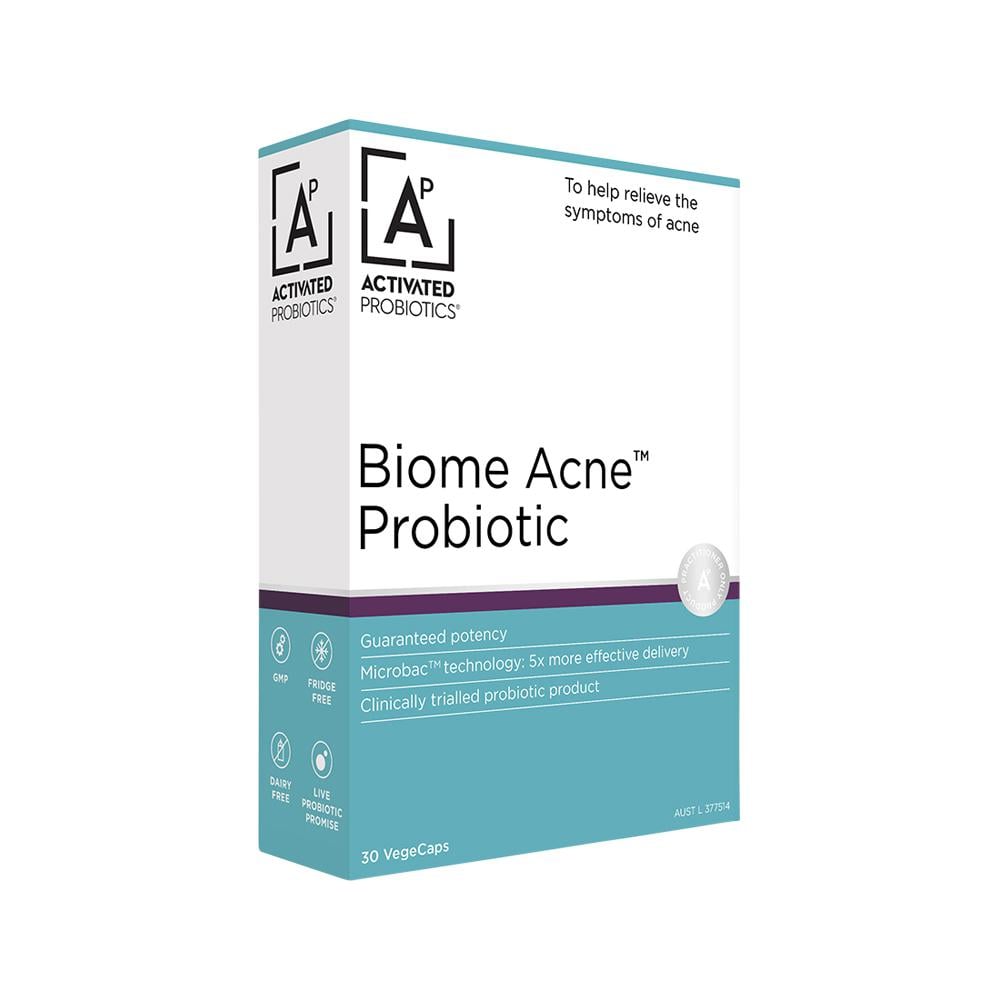 Activated Probiotics Biome Acne Probiotic 30vc