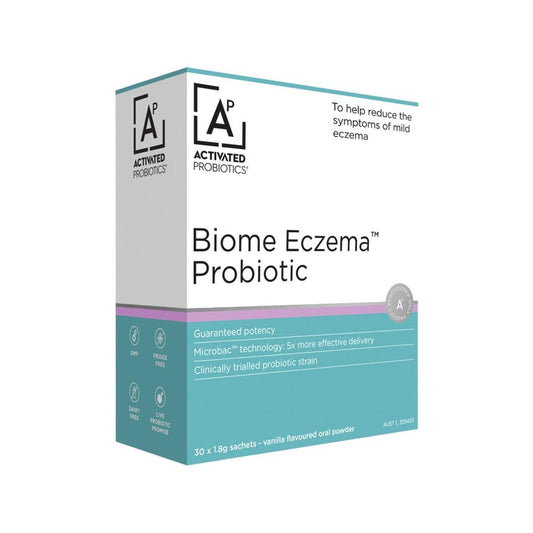 Activated Probiotics Biome Eczema Probiotic Vanilla Sachets 1.8g x 30 Pack