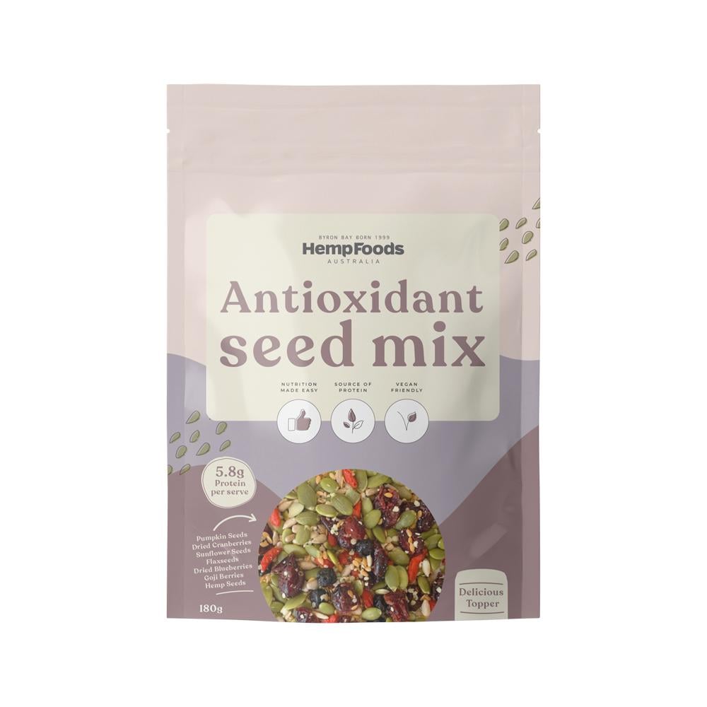HEMP FOODS AUSTRALIA SEED MIX ANTIOXIDANT 180G