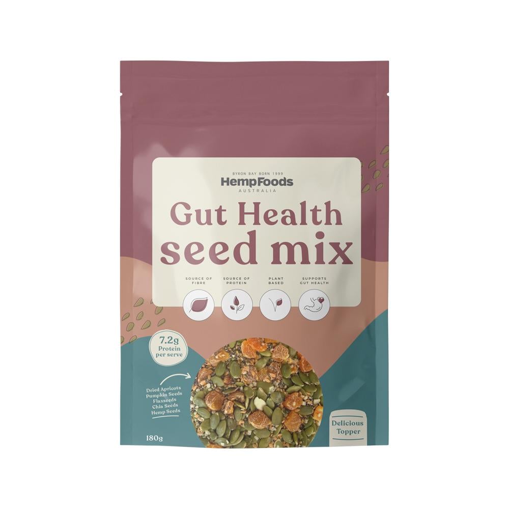 HEMP FOODS AUSTRALIA SEED MIX GUT HEALTH 180G