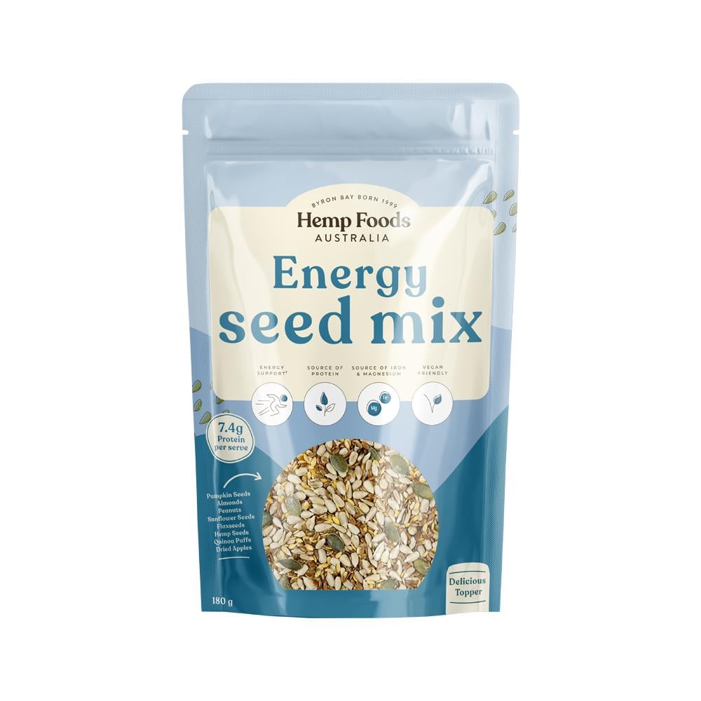 HEMP FOODS AUSTRALIA SEED MIX ENERGY 180G