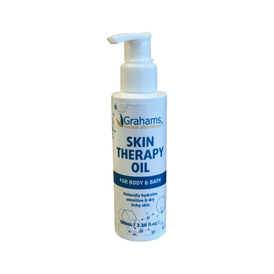 GRAHAMS NATURAL SKIN THERAPY OIL FOR BODY & BATH 100ML