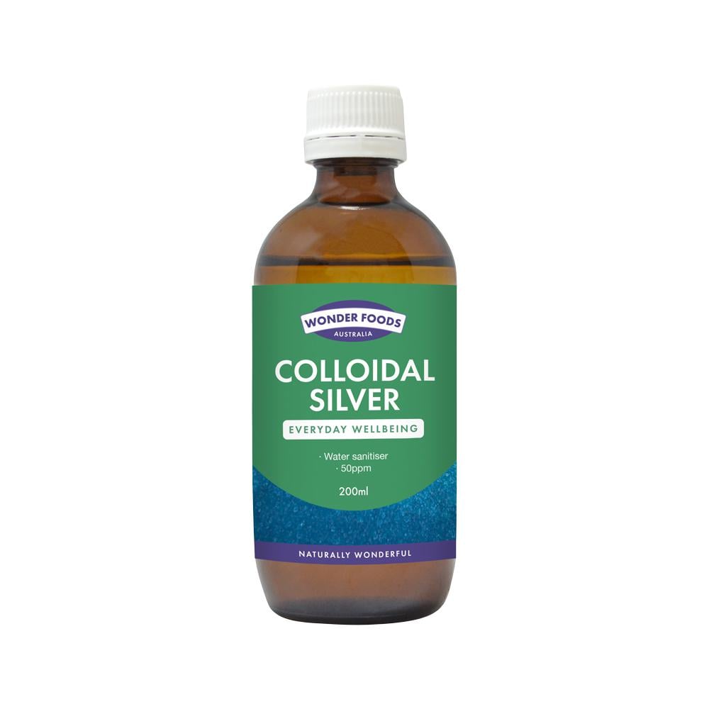 WONDER FOODS COLLOIDAL SILVER 50PPM 200ML