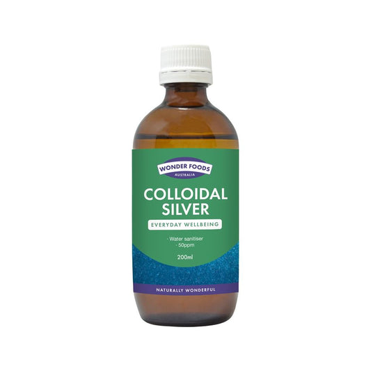 WONDER FOODS COLLOIDAL SILVER 50PPM 200ML