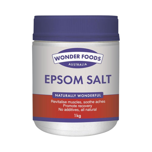 WONDER FOODS EPSOM SALT 1KG