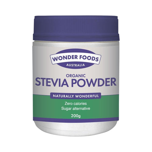 WONDER FOODS ORGANIC STEVIA POWDER 200G