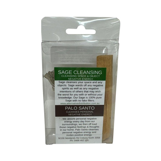ALTERNATIVE DISTRIBUTION SAGE X 1 STICK & PALO SANTO X 1 STICK PACK