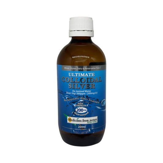 MEDICINES FROM NATURE ULTIMATE COLLOIDAL SILVER 200PPM 200ML