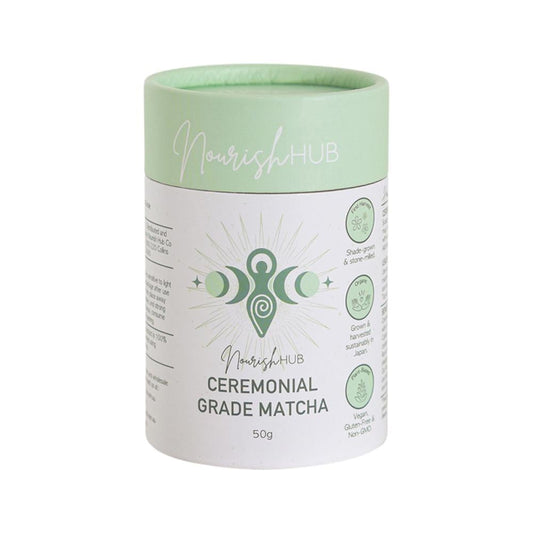 NOURISH HUB CEREMONIAL GRADE MATCHA 50G