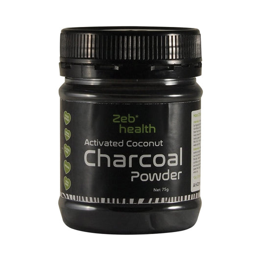 ZEB HEALTH ACTIVATED COCONUT CHARCOAL POWDER 75G