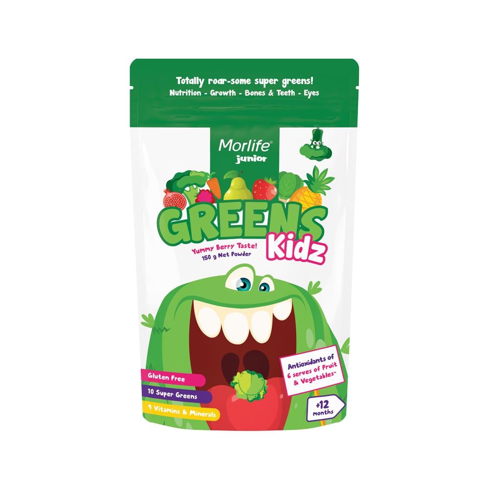 MORLIFE JUNIOR GREENZ KIDZ BERRY 150G