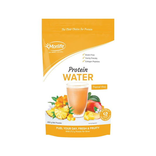 MORLIFE PROTEIN WATER TROPICAL GLOW 400G