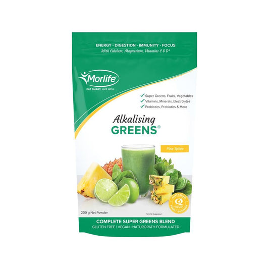 MORLIFE ALKALISING GREENS PINE SPLICE 200G