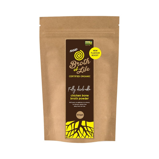 BROTH OF LIFE ORGANIC FREEZE DRIED CHICKEN BONE BROTH POWDER 100G