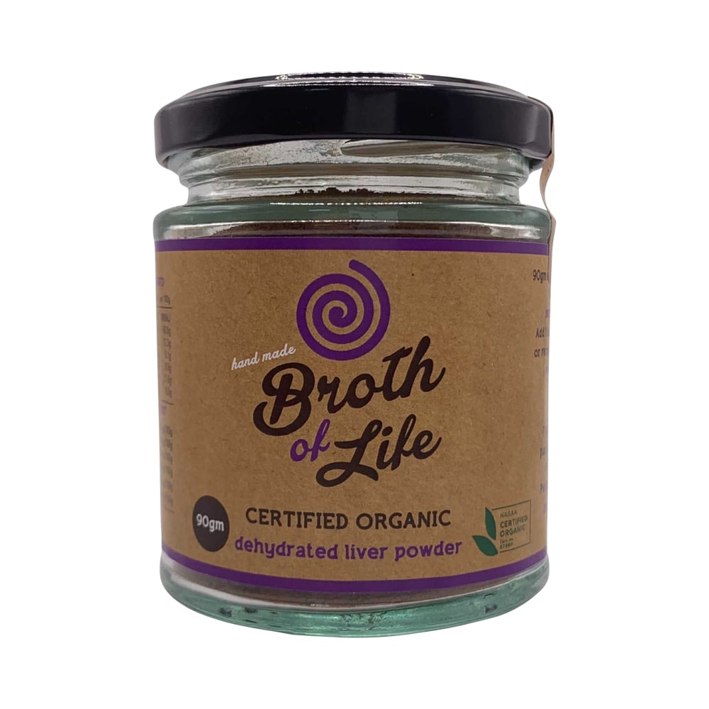 BROTH OF LIFE ORGANIC DEHYDRATED LIVER POWDER 90G