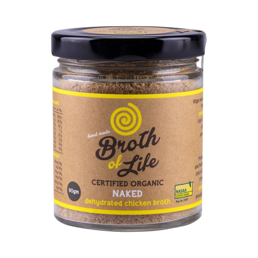 BROTH OF LIFE ORGANIC DEHYDRATED CHICKEN BROTH NAKED 90G