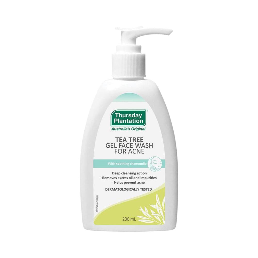 THURSDAY PLANTATION TEA TREE GEL FACE WASH FOR ACNE 236ML